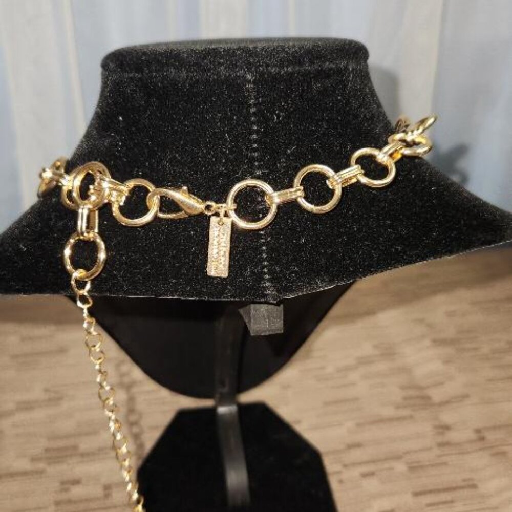 INC Reef Charm Necklace Gold-tone - Picture 3 of 4